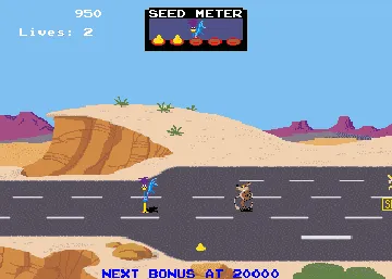 Road Runner (rev 2) screen shot game playing